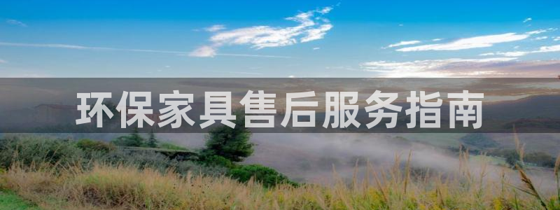 杏耀注册app：环保家具售后服务指南